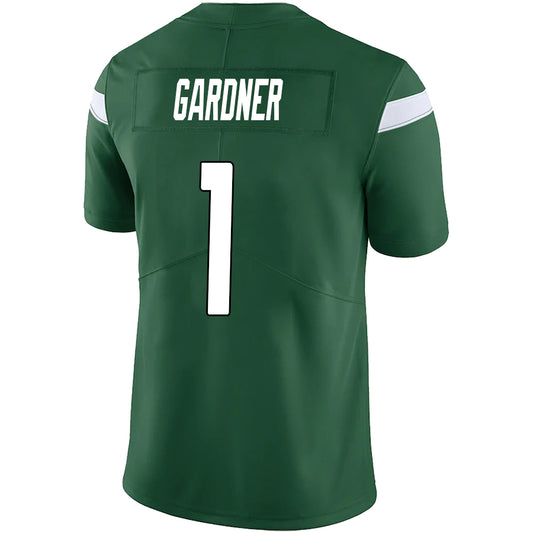 NY.Jets #1 Sauce Gardner Green Stitched Player Vapor Elite Football Jerseys