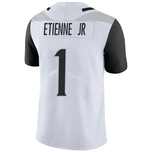 J.Jaguars #1 Travis Etienne White Stitched Player Vapor Game Football Jerseys