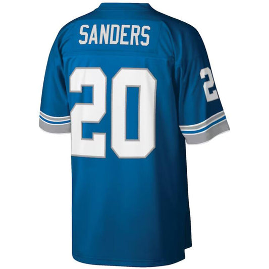 D.Lions #20 Barry Sanders Blue Stitched Player Elite Football Jerseys