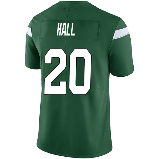 NY.Jets #20 Breece Hall Green Stitched Player Vapor Elite Football Jerseys
