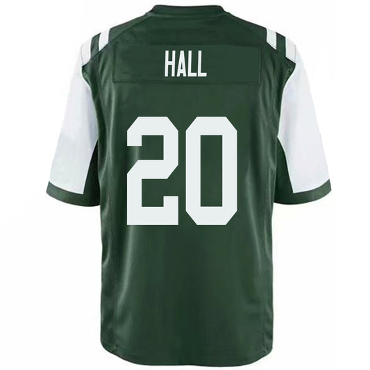NY.Jets #20 Breece Hall Green Stitched Player Game Football Jerseys