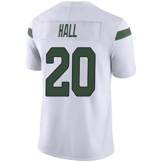 NY.Jets #20 Breece Hall White Stitched Player Vapor Elite Football Jerseys