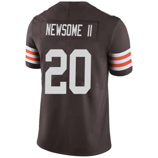 C.Browns #20 Greg Newsome II Brown Stitched Player Game Football Jerseys