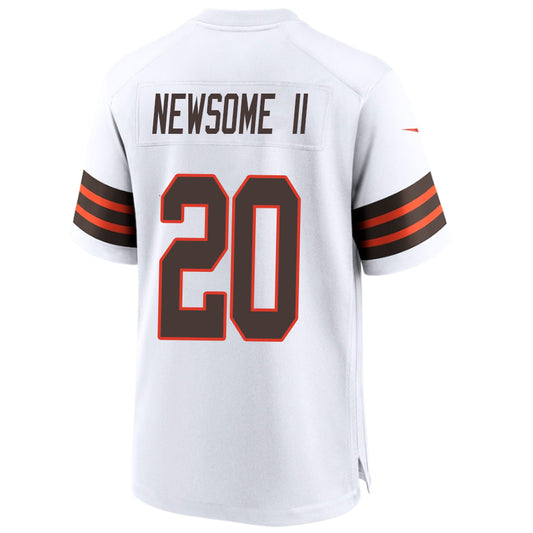 C.Browns #20 Greg Newsome II Brown Stitched Player Vapor Game Football Jerseys