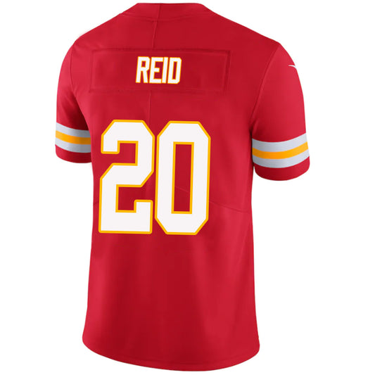 KC.Chiefs #20 Justin Reid Red Stitched Player Game Football Jerseys