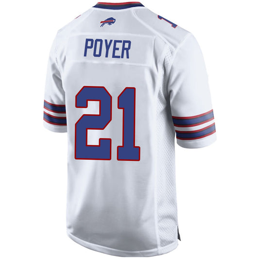 B.Bills #21 Jordan Poyer White Stitched Player Vapor Game Football Jerseys