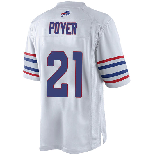 B.Bills #21 Jordan Poyer White Stitched Player Game Football Jerseys