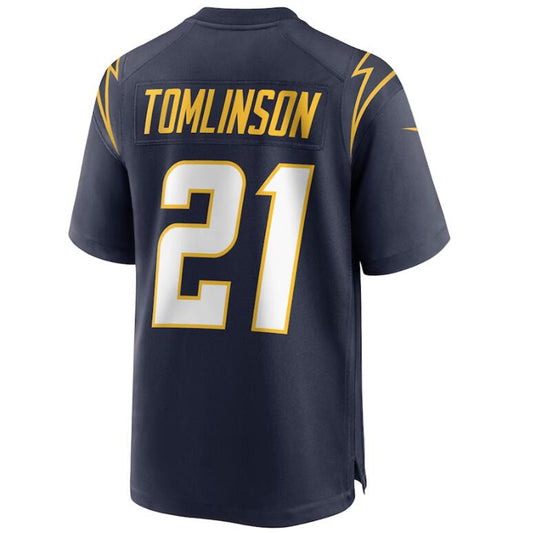 LA.Chargers #21 LaDainian Tomlinson Navy Stitched Player Game Football Jerseys