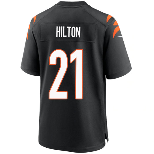 C.Bengals #21 Mike Hilton Black Stitched Player Vapor Elite Football Jerseys