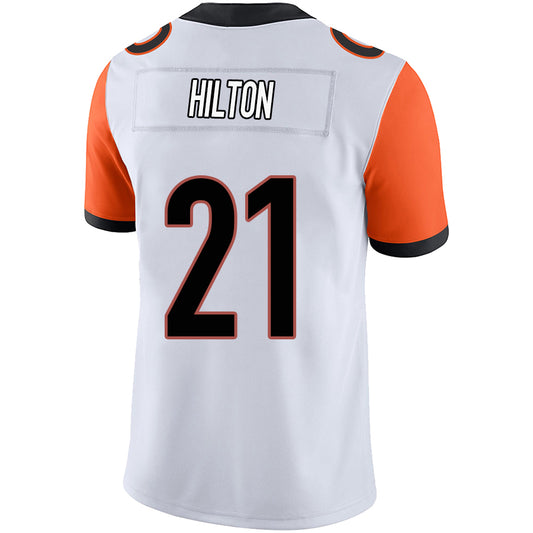 C.Bengals #21 Mike Hilton White Stitched Player Game Football Jerseys