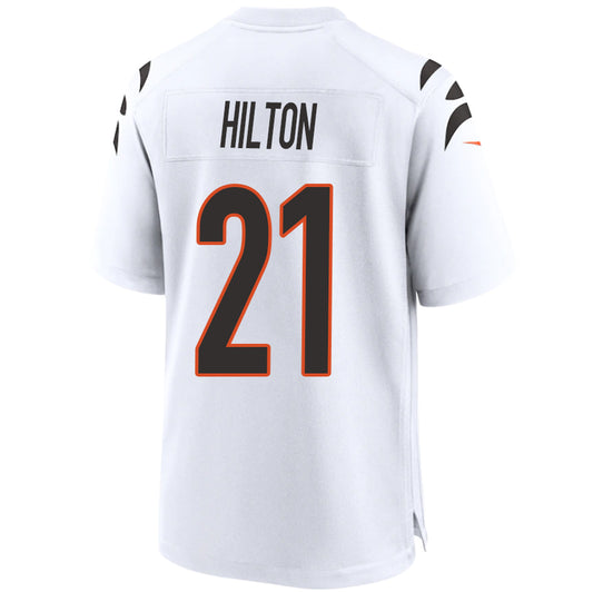 C.Bengals #21 Mike Hilton White Stitched Player Vapor Elite Football Jerseys