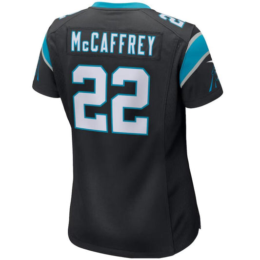 C.Panthers #22 Christian McCaffrey Black Stitched Player Vapor Game Football Jerseys