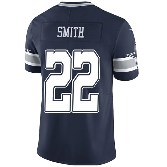 D.Cowboys #22 Emmitt Smith Navy Stitched Player Game Football Jerseys