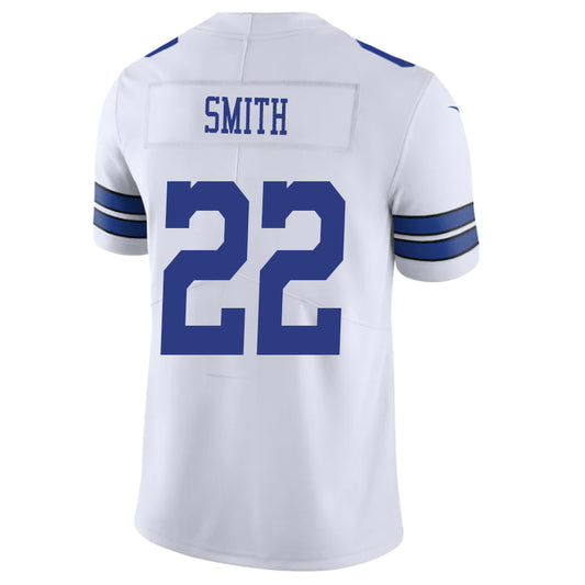 D.Cowboys #22 Emmitt Smith White Stitched Player Game Football Jerseys