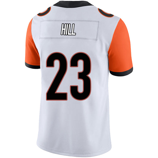 C.Bengals #23 Dax Hill White Stitched Player Game Football Jerseys