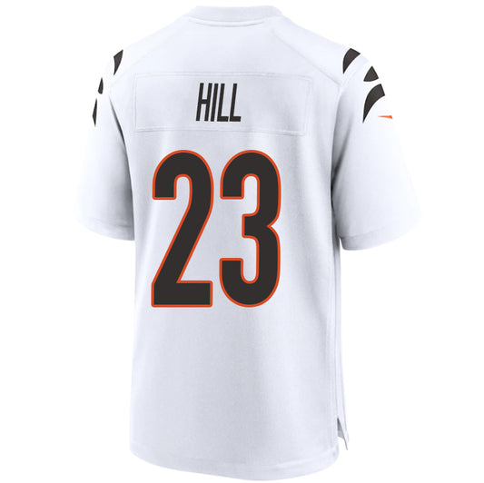 C.Bengals #23 Dax Hill White Stitched Player Vapor Elite Football Jerseys