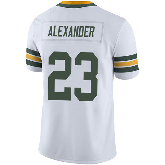 GB.Packer #23 Jaire Alexander White Stitched Player Game Football Jerseys