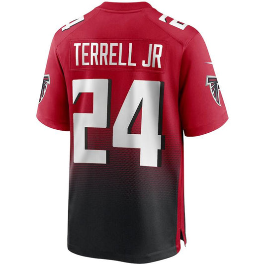 A.Falcons #24 A.J. Terrell Jr. Red Stitched Player Game Football Jerseys