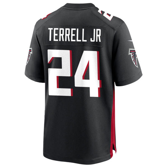 A.Falcons #24 A.J. Terrell Jr Black Stitched Player Vapor Game Football Jerseys