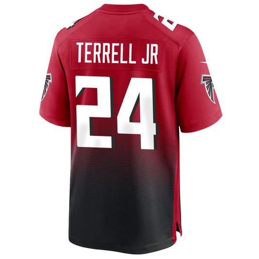 A.Falcons #24 A.J. Terrell Jr Red Stitched Player Vapor Game Football Jerseys