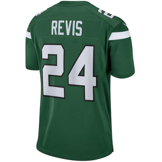 NY.Jets #24 Darrelle Revis Gotham Green Retired Player Game Football Jersey