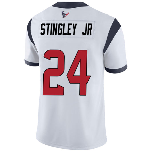 H.Texans #24 Derek Stingley Jr White Stitched Player Game Football Jerseys