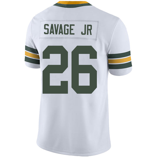 GB.Packer #26 Darnell Savage Jr. White Stitched Player Game Football Jerseys