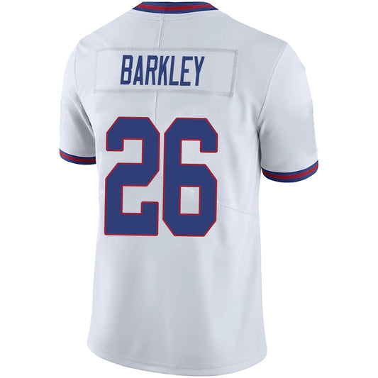 NY.Giants #26 Saquon Barkley White Stitched Player Vapor Game Football Jerseys