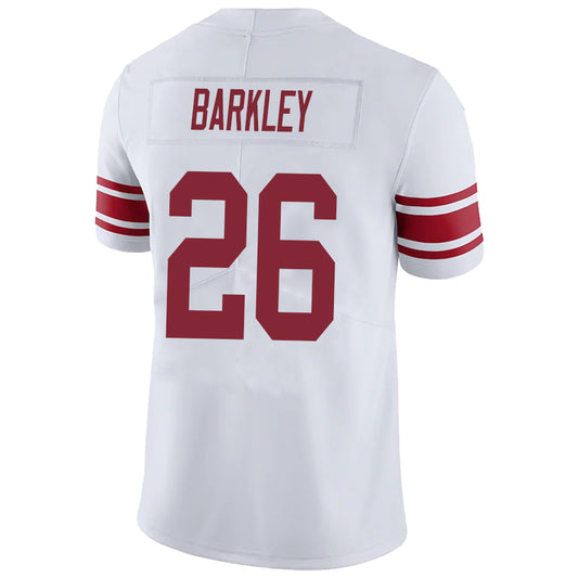 NY.Giants #26 Saquon Barkley White Stitched Player Game Football Jerseys