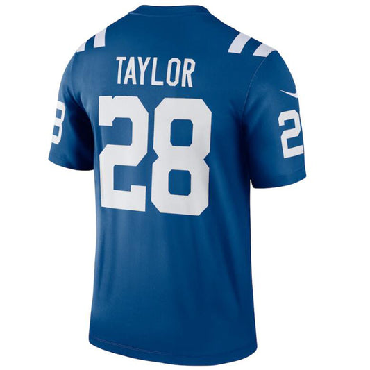 I.Colts #28 Jonathan Taylor Royal Stitched Player Vapor Game Football Jerseys
