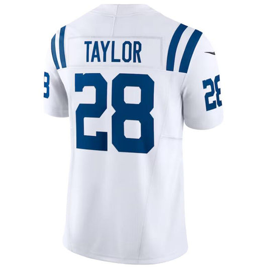 I.Colts #28 Jonathan Taylor White Stitched Player Elite Football Jerseys
