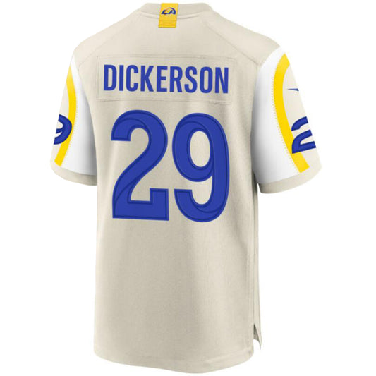 LA.Rams #29 Eric Dickerson Bone Stitched Player Vapor Game Football Jerseys