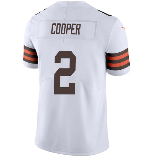 C.Browns #2 Amari Cooper White Stitched Player Game Football Jerseys