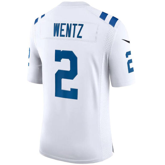 I.Colts #2 Carson Wentz White Stitched Player Alternate Game Football Jerseys