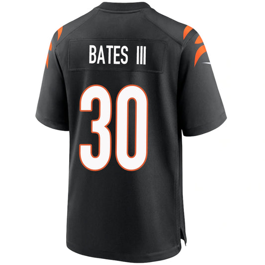 C.Bengals #30 Jessie Bates III Black Stitched Player Vapor Game Football Jerseys