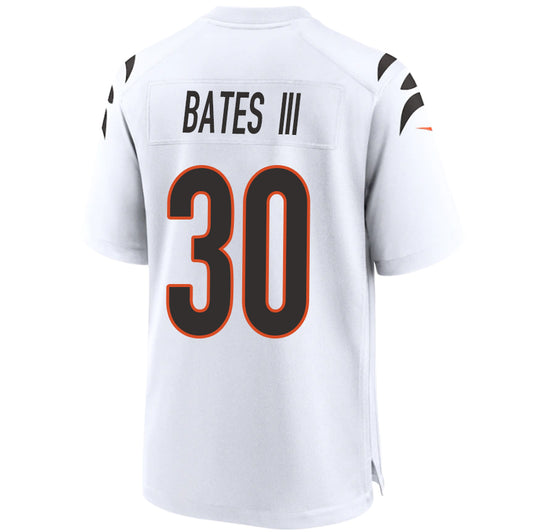 C.Bengals #30 Jessie Bates III White Stitched Player Vapor Game Football Jerseys