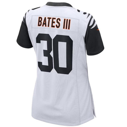 C.Bengals #30 Jessie Bates III White Stitched Player Alternate Game Football Jerseys