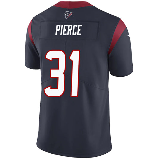 H.Texans #31 Dameon Pierce Navy Stitched Player Game Football Jerseys