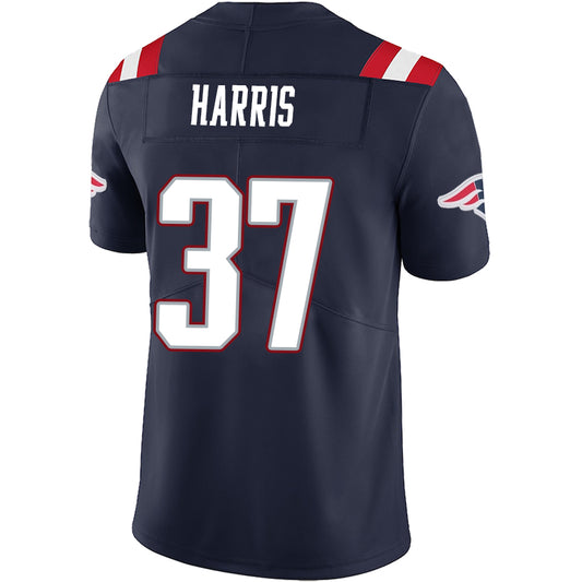 NE.Patriots #37 Damien Harris Navy Stitched Player Game Football Jerseys