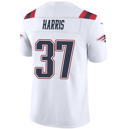 NE.Patriots #37 Damien Harris White Stitched Player Game Football Jerseys