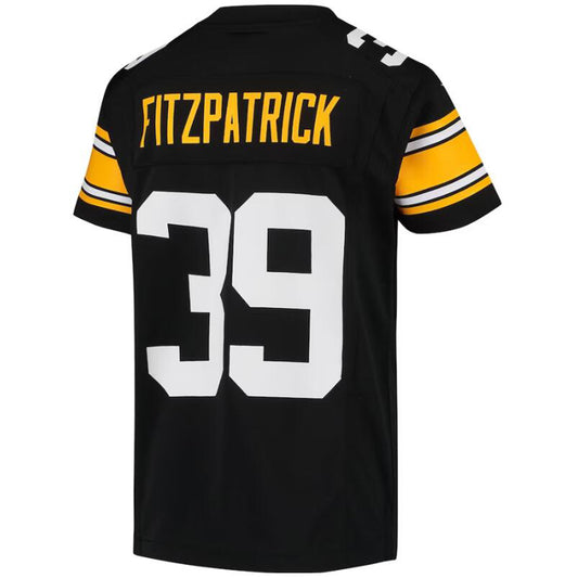 P.Steelers #39 Minkah Fitzpatrick Black Player Alternate Game Football Jersey