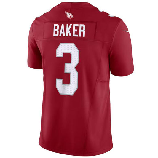 A.Cardinal #3 Budda Baker Jersey Red Stitched Player Vapor Game Football Jerseys