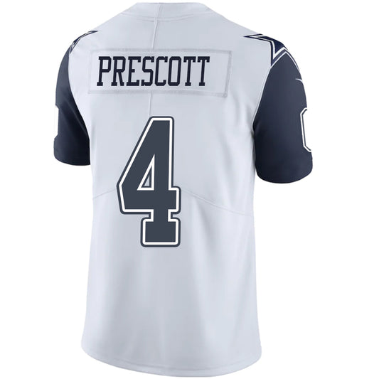 D.Cowboys #4 Dak Prescott White Stitched Player Vapor Game Football Jerseys