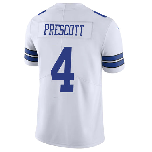 D.Cowboys #4 Dak Prescott White Stitched Player Game Football Jerseys