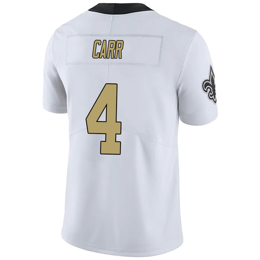 NO.Saints #4 Derek Carr White Stitched Player Vapor Elite Football Jerseys