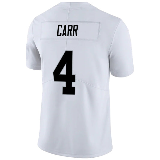 LV.Raiders #4 Derek Carr White Stitched Player Game vapor Football Jerseys