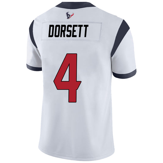H.Texans #4 Phillip Dorsett White Stitched Player Game Football Jerseys