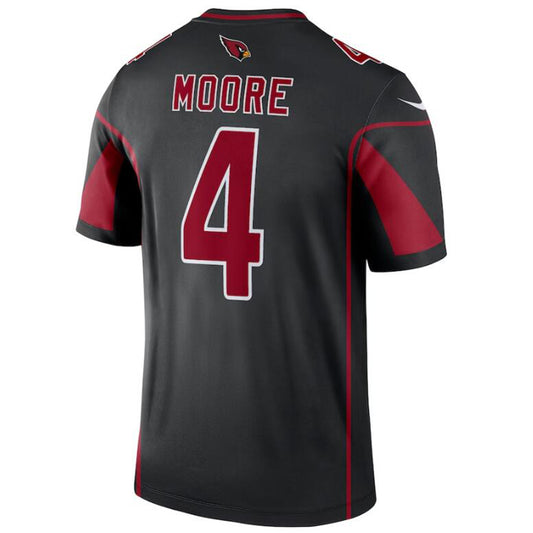 A.Cardinal #4 Rondale Moore Jersey Black Stitched Player Legend Game Football Jerseys