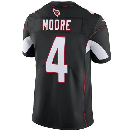 A.Cardinal #4 Rondale Moore Jersey Black Stitched Player Vapor Game Football Jerseys