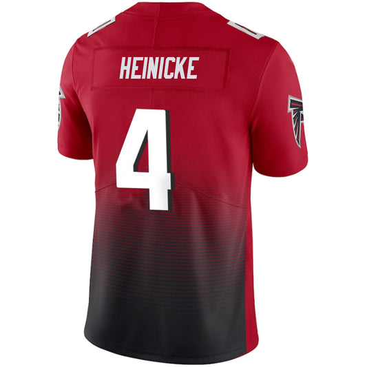 A.Falcons #4 Taylor Heinicke Red Stitched Player Vapor Game Football Jerseys